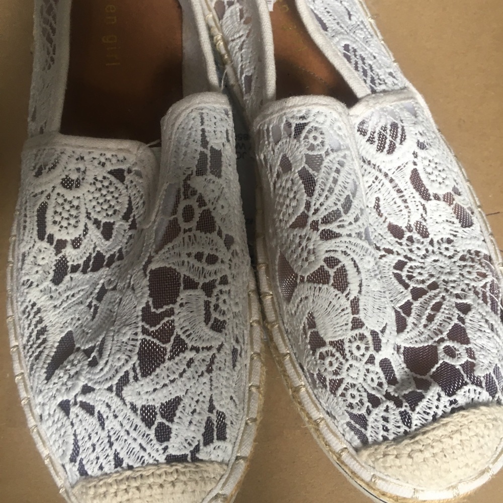 Madden Girl lace mules 8.5